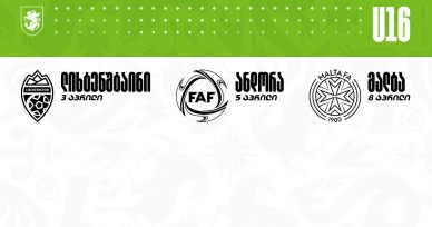 16-წლამდე ნაკრები უეფას განვითარების თასზე ითამაშებს