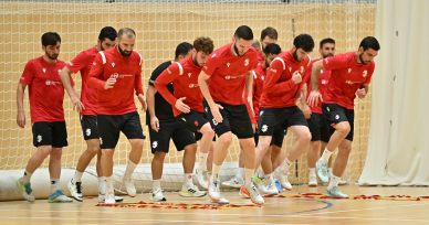 ფუტსალი | საქართველოს ნაკრები პლეი-ოფის საპასუხო მატჩისთვის ემზადება