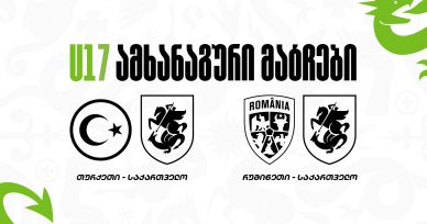 17-წლამდელები რუმინეთში მიემგზავრებიან - შემადგენლობა და მატჩების განრიგი 
