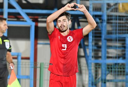U21 | გულიაშვილის ეფექტური გოლი რუმინეთის ნაკრების კარში